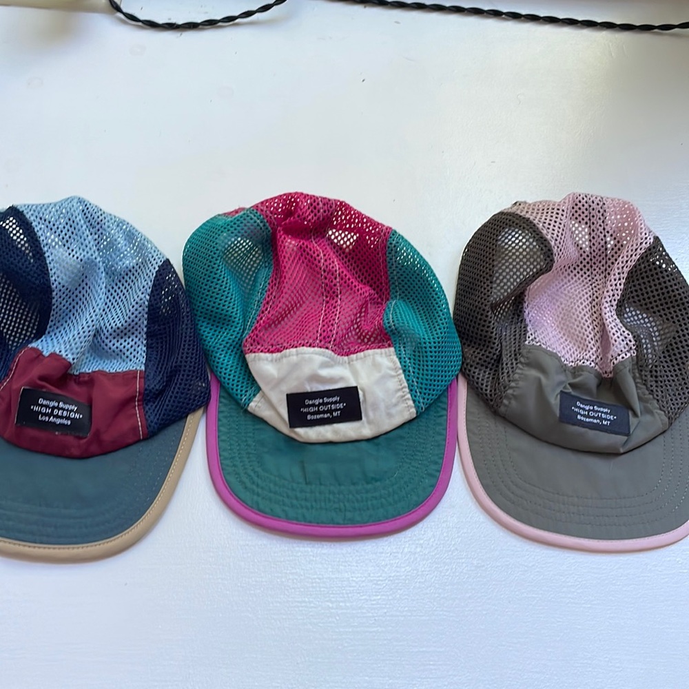 Dangle Supply 5 panel hats.